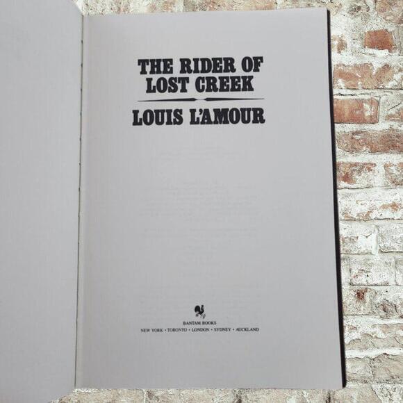 3/$25 The Rider of Lost Creek - Louis L'Amour Collection Leatherette Book - Picture 2 of 9